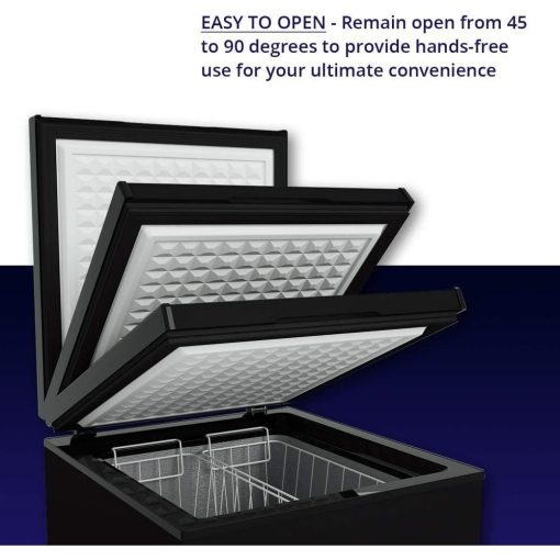 Northair Chest Freezer �C 3.5 Cu Ft with 2 Removable Baskets �C Reach In Freezer Chest �C Quiet Compact Freezer �C 7 Temperature Settings �C Black - John Pierce Auto Care