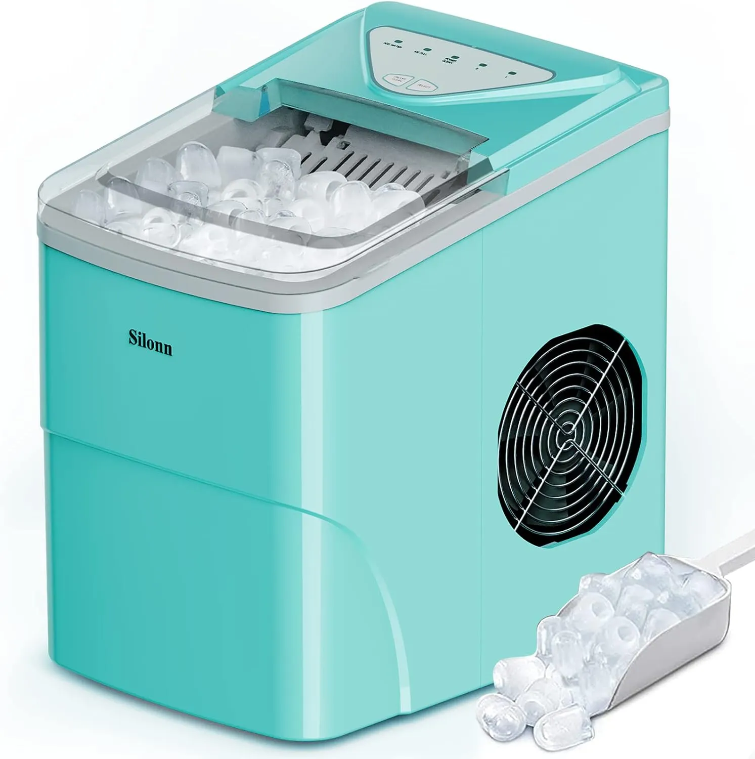 Smart Countertop Ice Maker, Compact Wi Fi Ice Maker with App Control, 9 Cubes in 6 Mins, 26 lbs per Day - John Pierce Auto Care