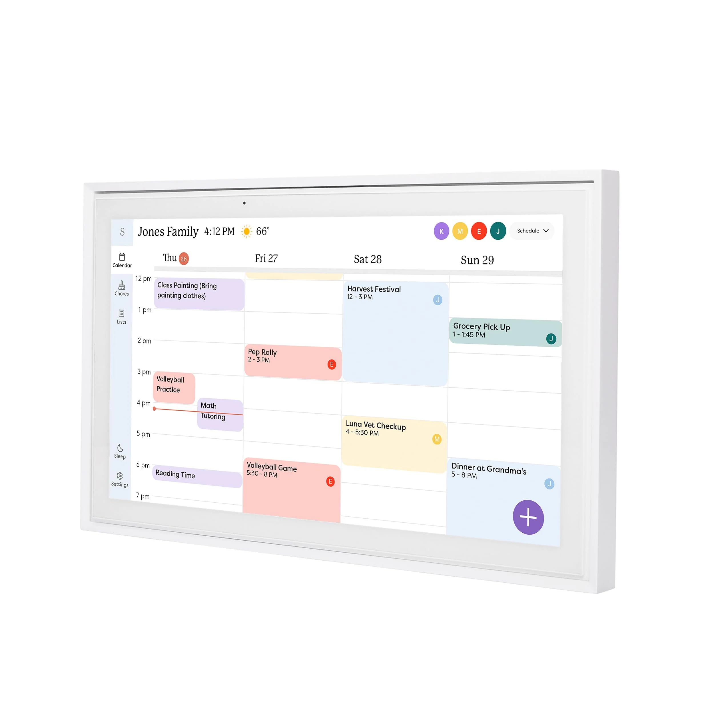Skylight 15-inch Digital Calendar & Chore Chart - John Pierce Auto Care