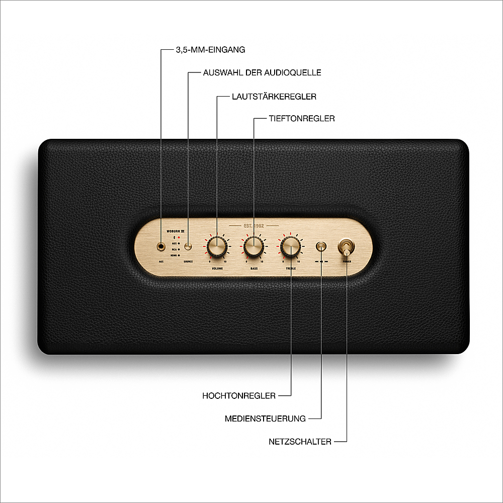Marshall Woburn III Bluetooth Speaker - John Pierce Auto Care