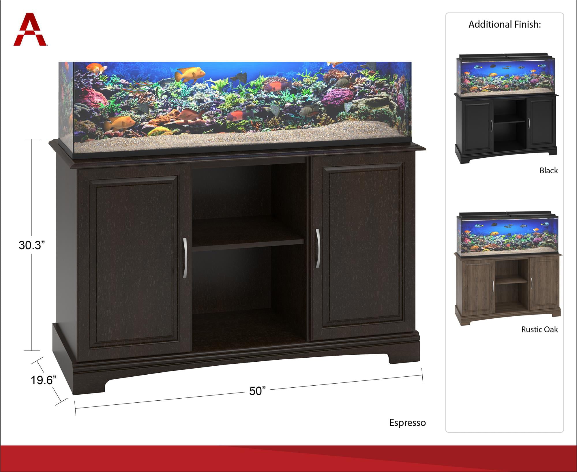 Ameriwood Home Alta Vista Aquarium Stand - John Pierce Auto Care