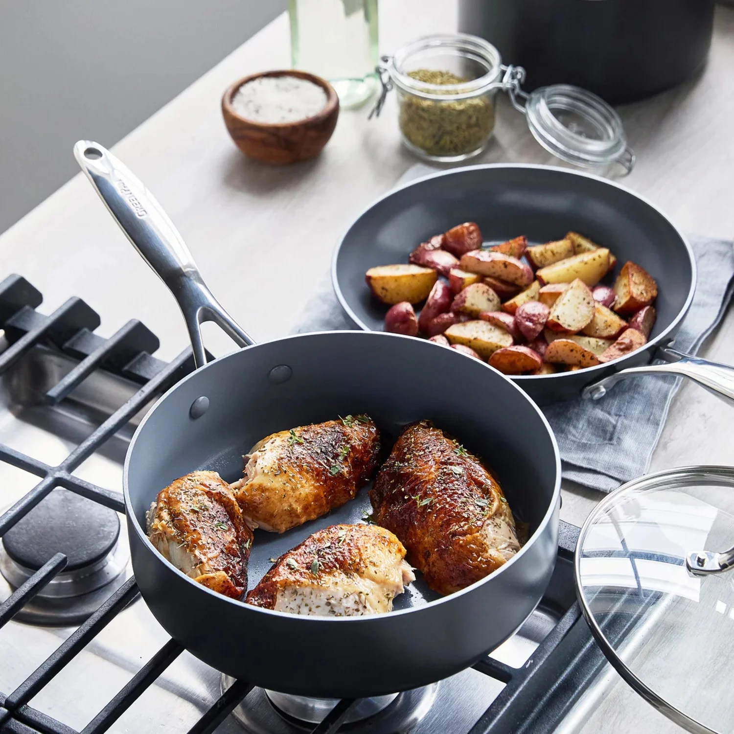 GreenPan Valencia Pro Ceramic Nonstick 13-Piece Cookware Set - John Pierce Auto Care