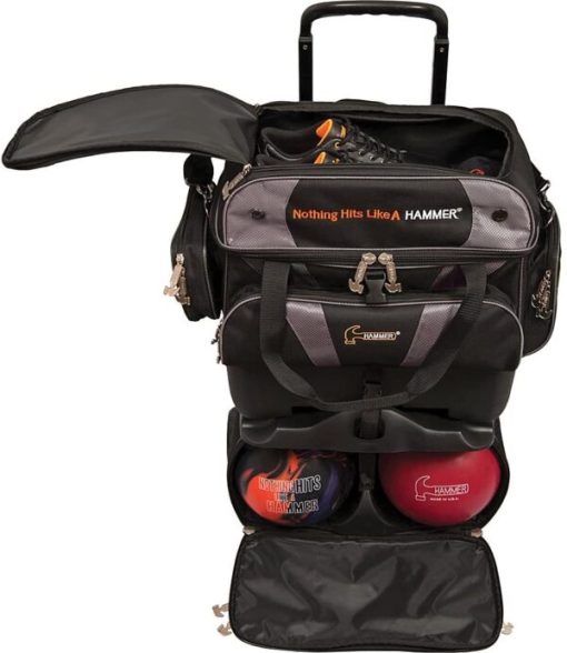 Premium 4 Ball Stackable Bowling Bag - John Pierce Auto Care