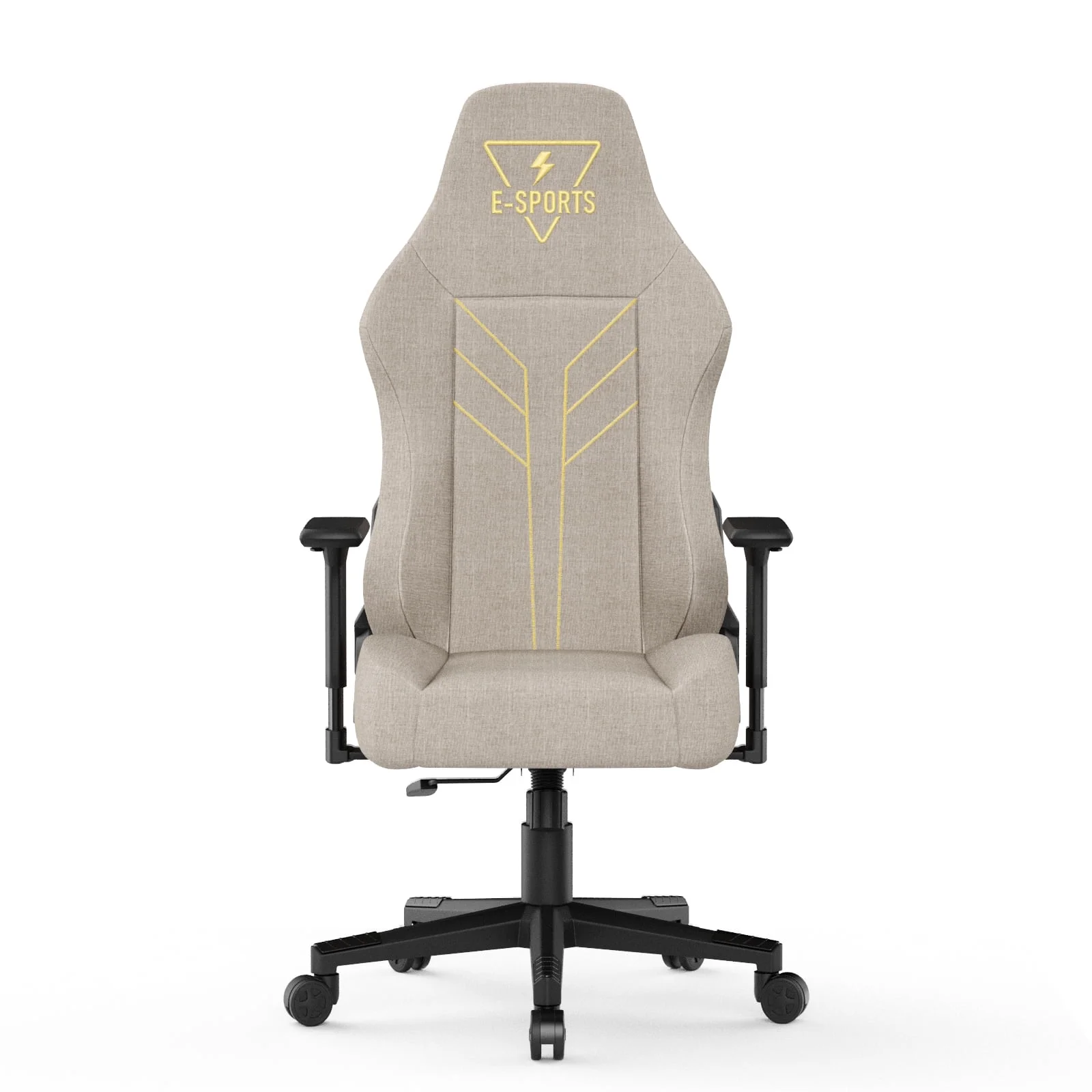 Bigzzia Gaming Chair, High Back Ergonomic Computer Chair with 3D Armrests for Adult, Height Adjustable Game Chair with 360�� Swivel Seat, Beige - John Pierce Auto Care