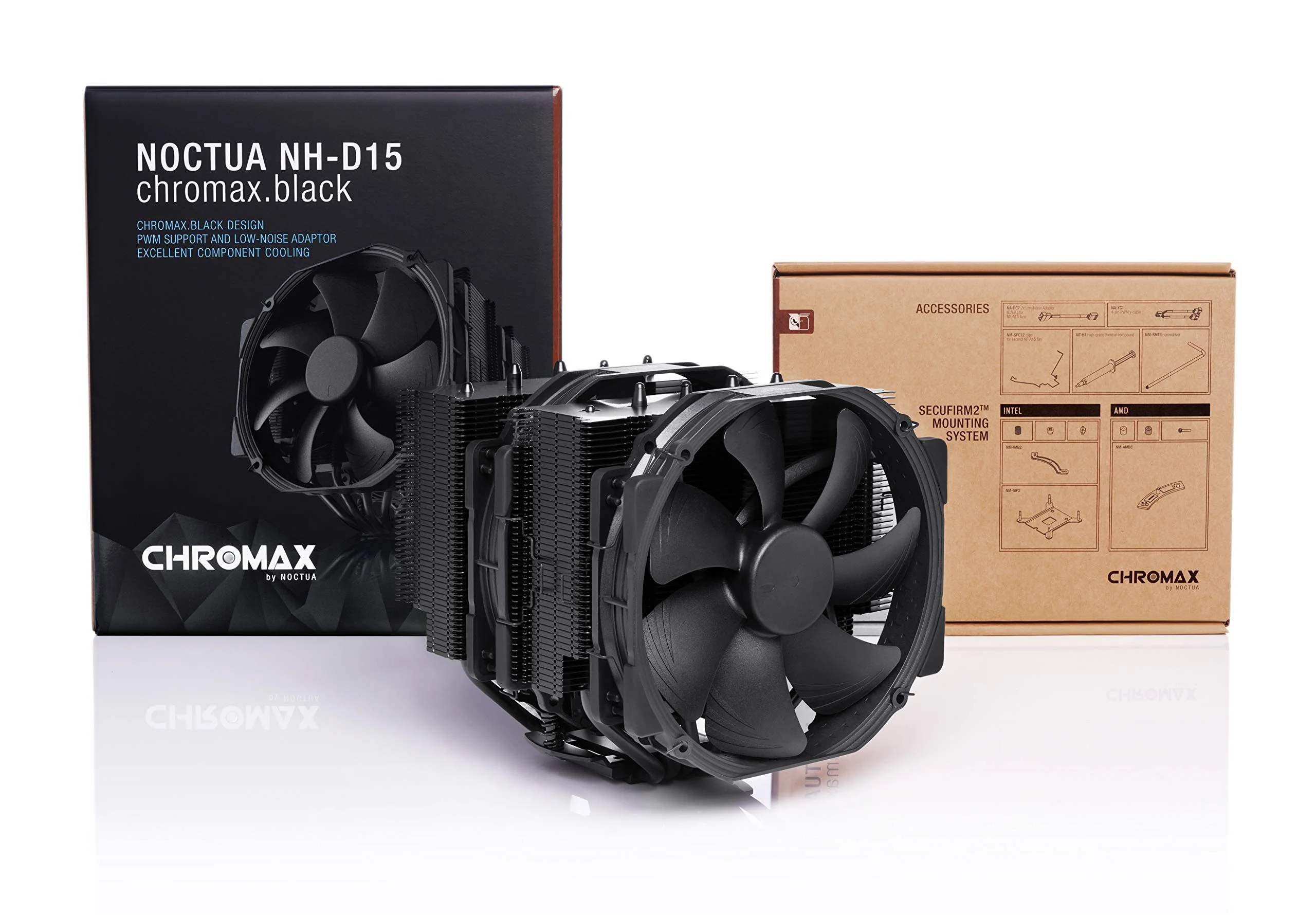 Noctua NH-D15 chromax.Black CPU Cooler - John Pierce Auto Care