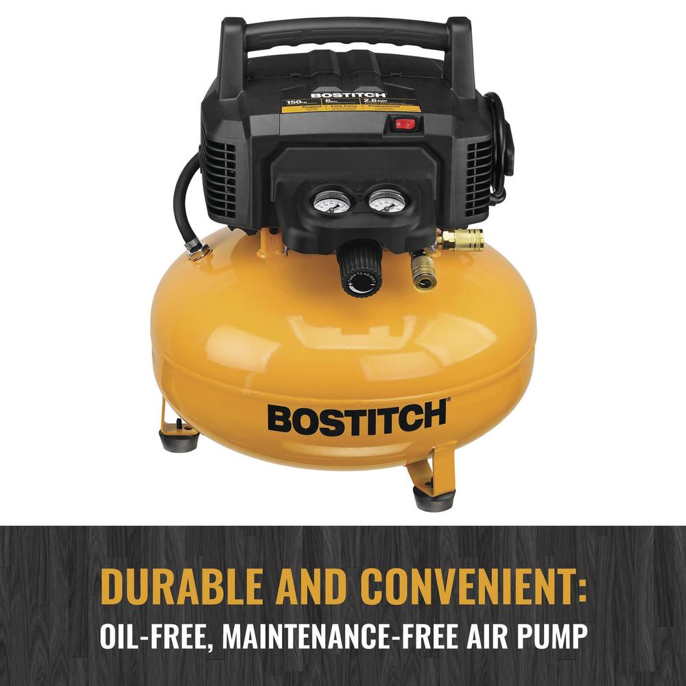 Bostitch 6-Gallon 150 PSI Pancake Compressor - John Pierce Auto Care