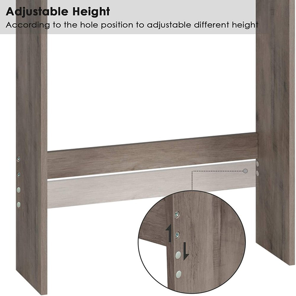 Homfa over Toilet Storage Rack, Bathroom Storage Cabinet over Toilet with 4 Tier Shelves and 2 Doors - John Pierce Auto Care