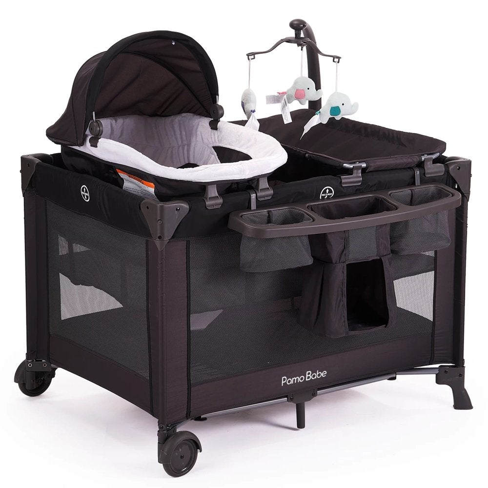 Pamo Babe Unisex Nursery Center Playard with Bassinet \u0026amp; Changing Table - John Pierce Auto Care