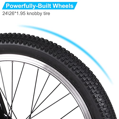 Hiland 26 inch BMX Bike Beginner Level to Advanced Riders with 2 Pegs Steel Frame Blue - John Pierce Auto Care