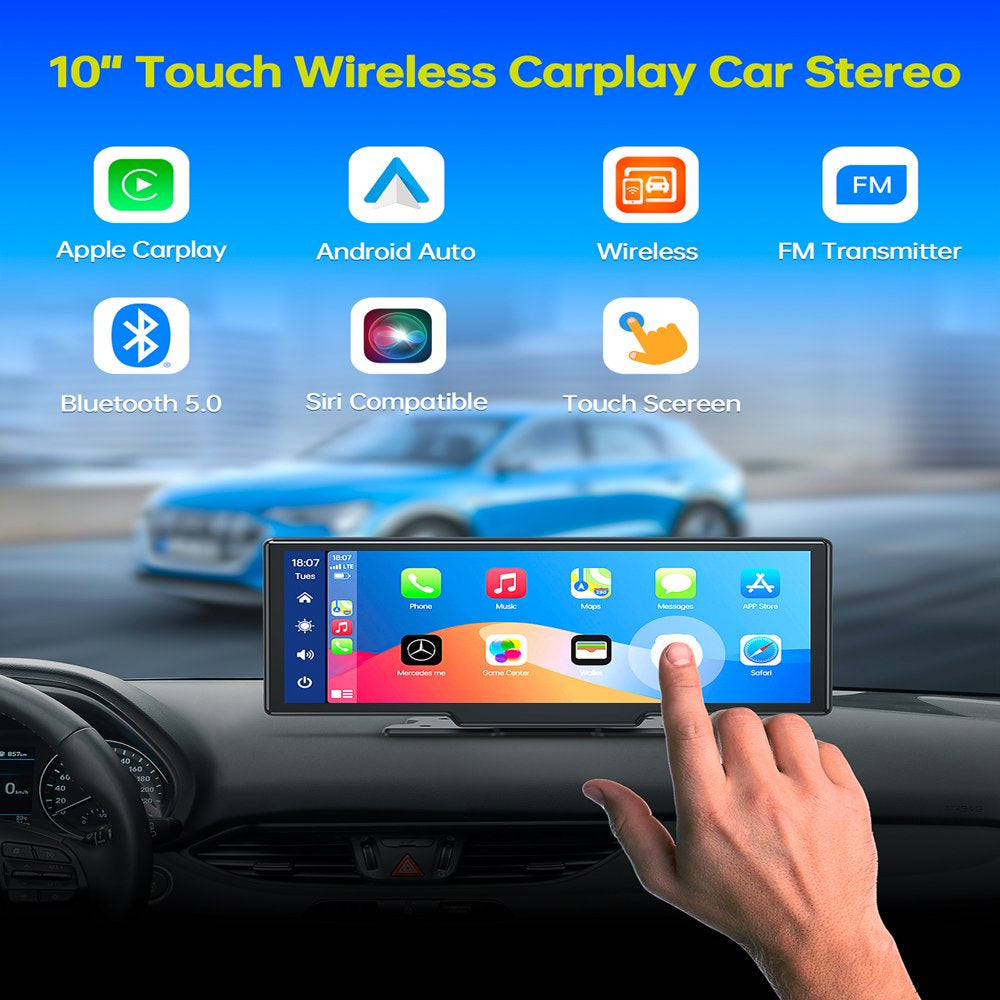Lamtto 9.26\u0026quot; Touchscreen Wireless Car Stereo with Apple Carplay - John Pierce Auto Care