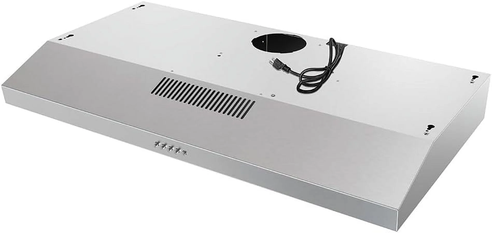 Streamline 36 in. Longhena Convertible Undermount Range Hood in Brushed Stainless Steel with Mesh Filters, Push Button Control, LED Light - John Pierce Auto Care