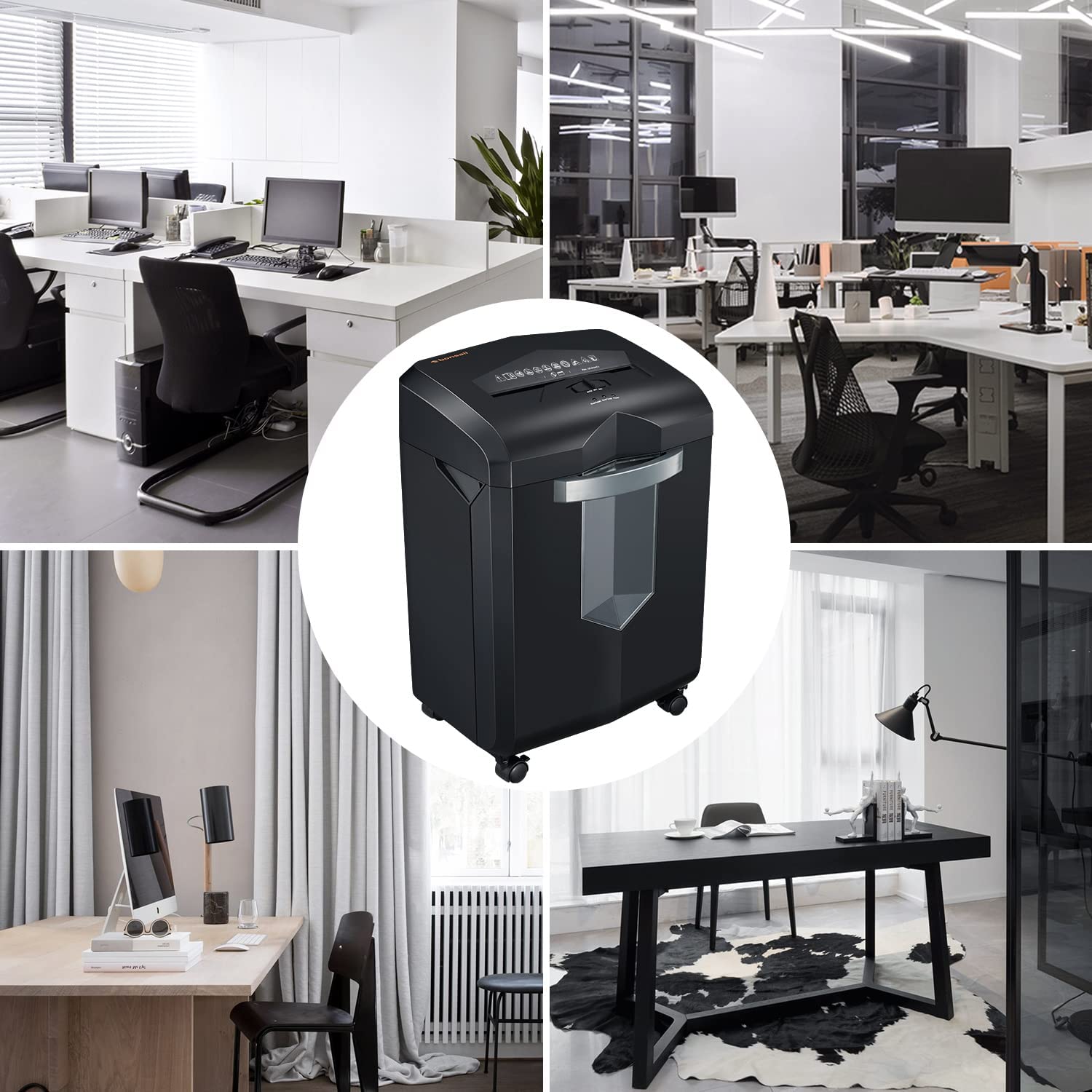 Bonsaii 18 Sheet 60 Minutes Paper Shredder for Office with 6 Gallon Pullout Basket \u0026amp; 4 Casters - John Pierce Auto Care