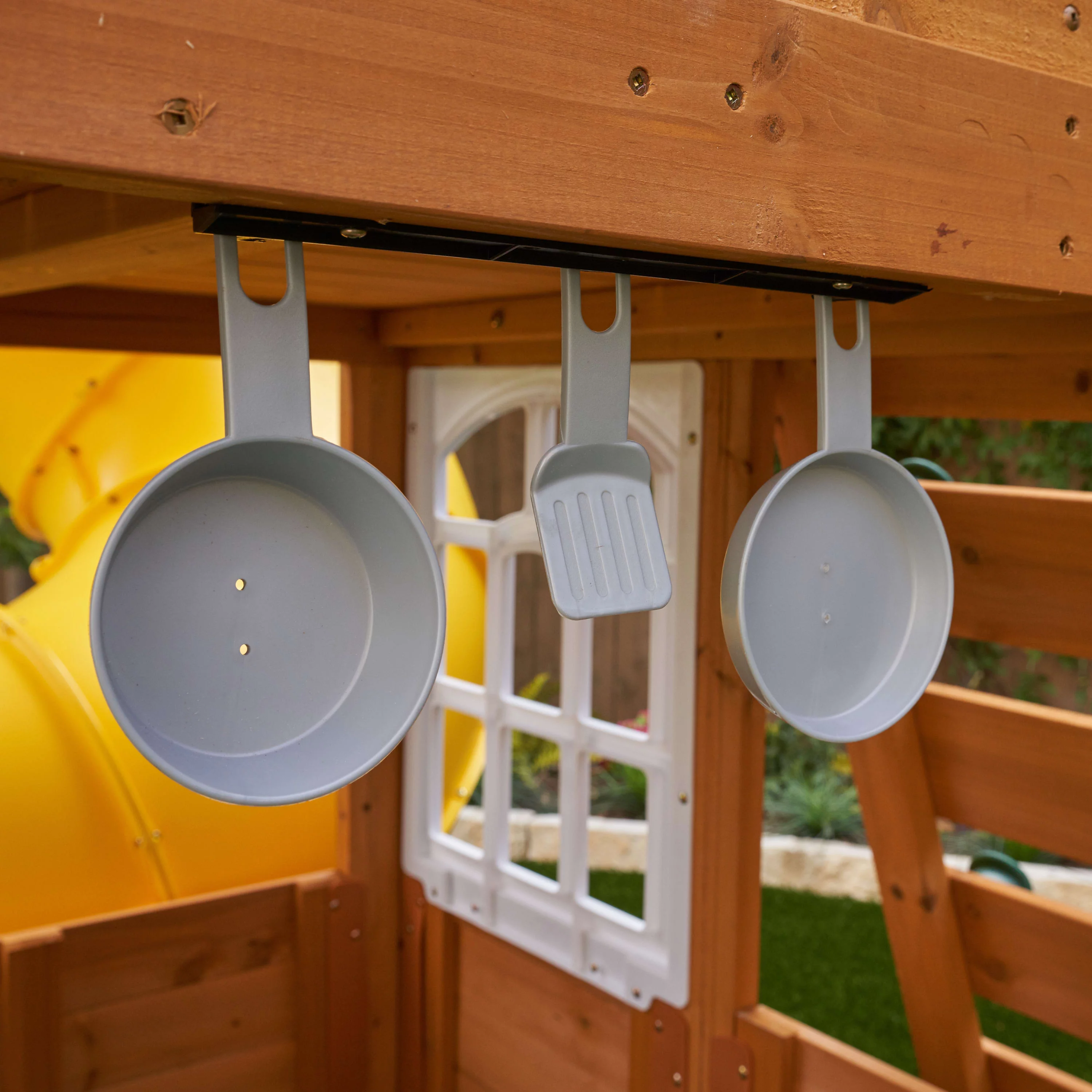 KidKraft Castlewood Wooden Swing Set - John Pierce Auto Care