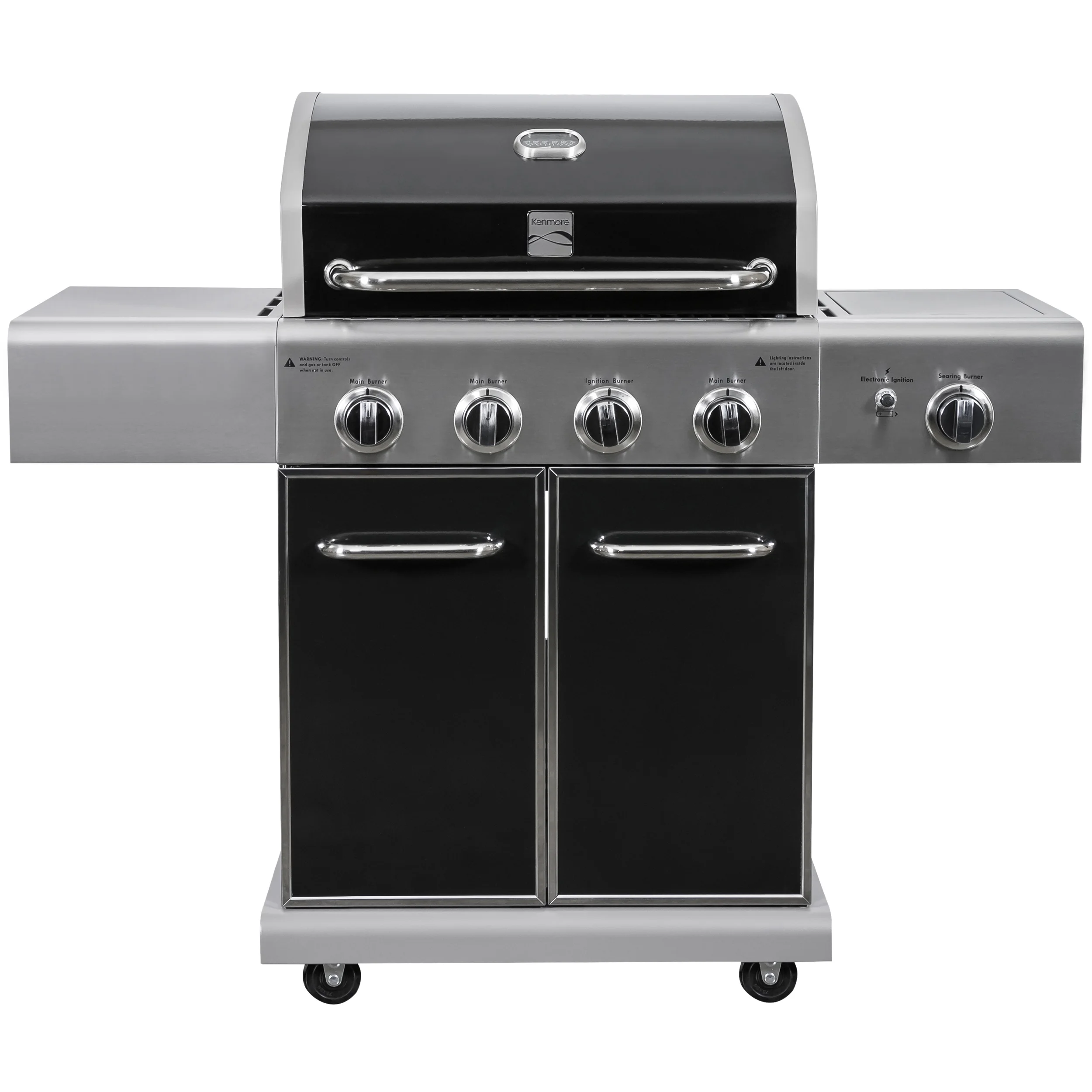 Kenmore 4-Burner Outdoor Propane Gas Grill with Searing Burner - John Pierce Auto Care