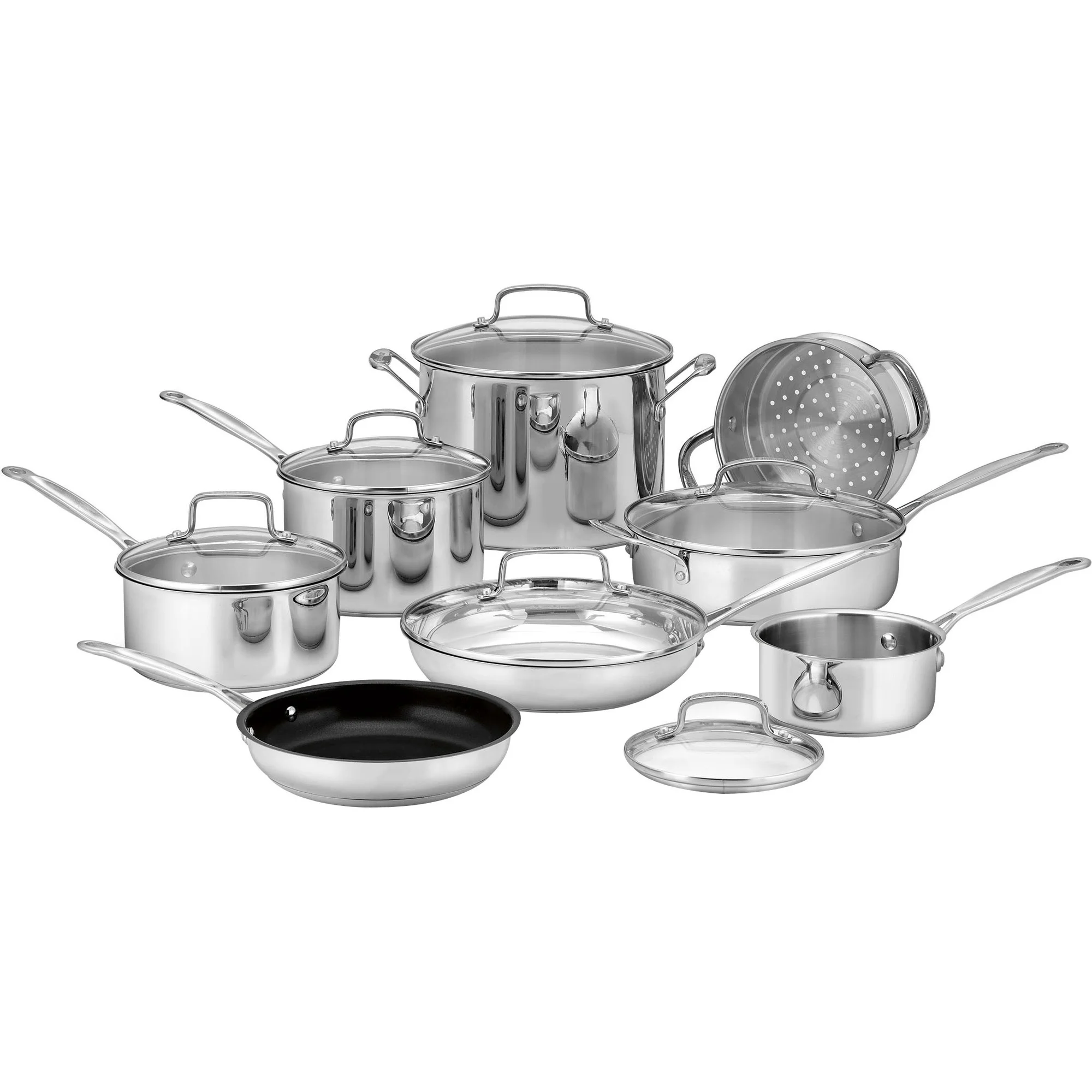 Cuisinart Chef's Classic Stainless Steel 14-Piece Cookware Set - John Pierce Auto Care