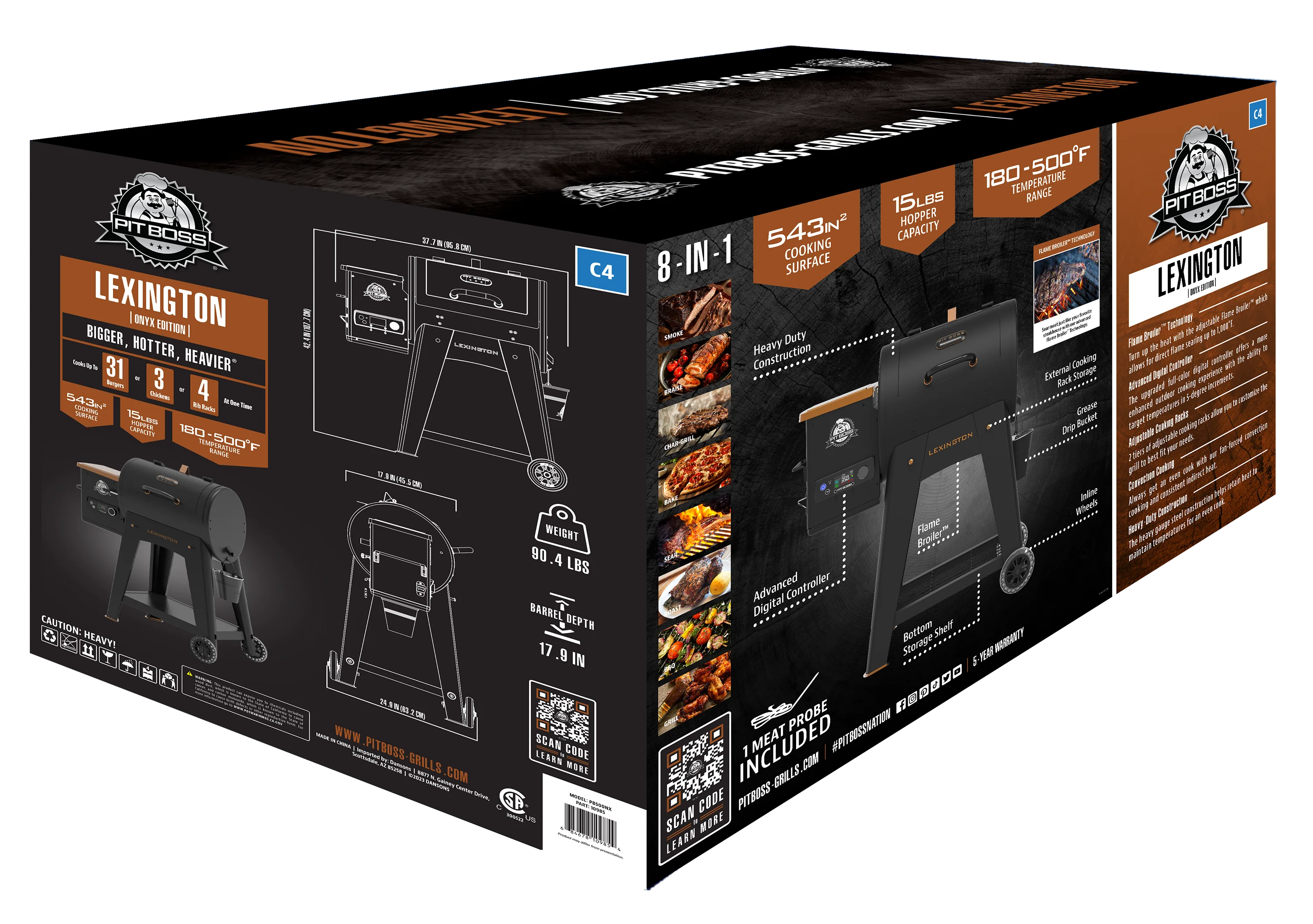Pit Boss Lexington 500 Wood Pellet Grill - John Pierce Auto Care
