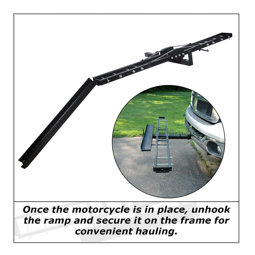 KOJEM 500 Lbs Heavy Duty Motorcycle Dirt Bike Scooter Carrier Hitch Rack - John Pierce Auto Care