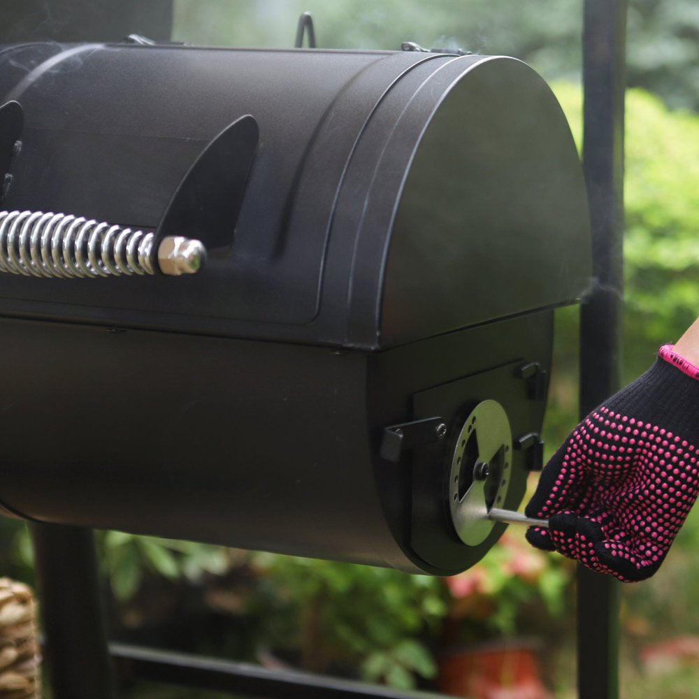 Sophia \u0026amp; William Portable BBQ Charcoal Grill with Offset Smoker - John Pierce Auto Care