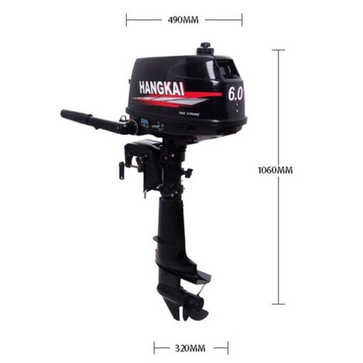Premium Outboard 2 Stroke Fishing Boat Engine Motor 6 HP - John Pierce Auto Care