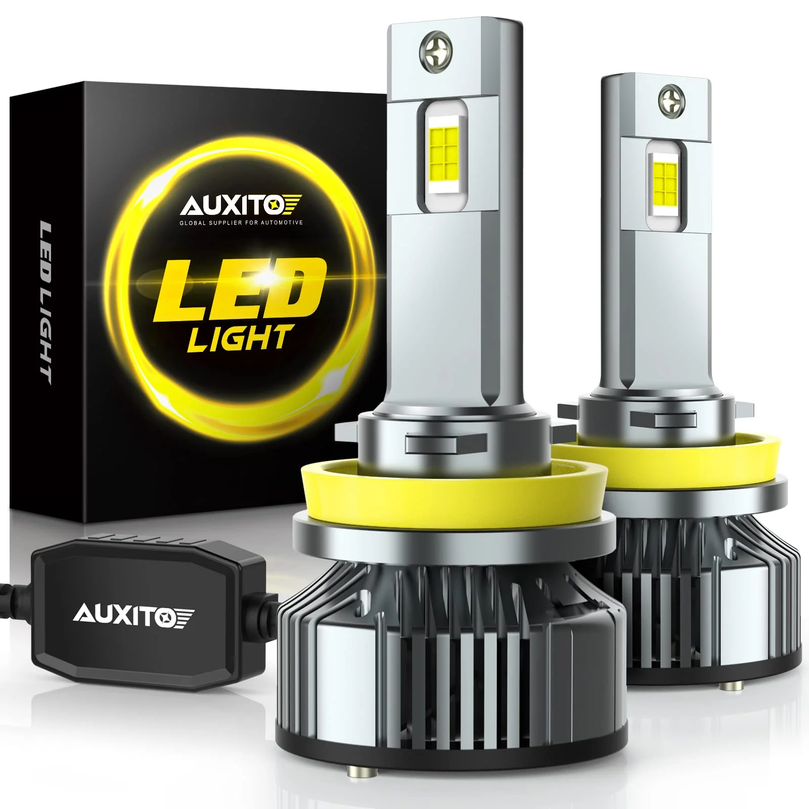 AUXITO H11 LED Headlight Bulbs - John Pierce Auto Care
