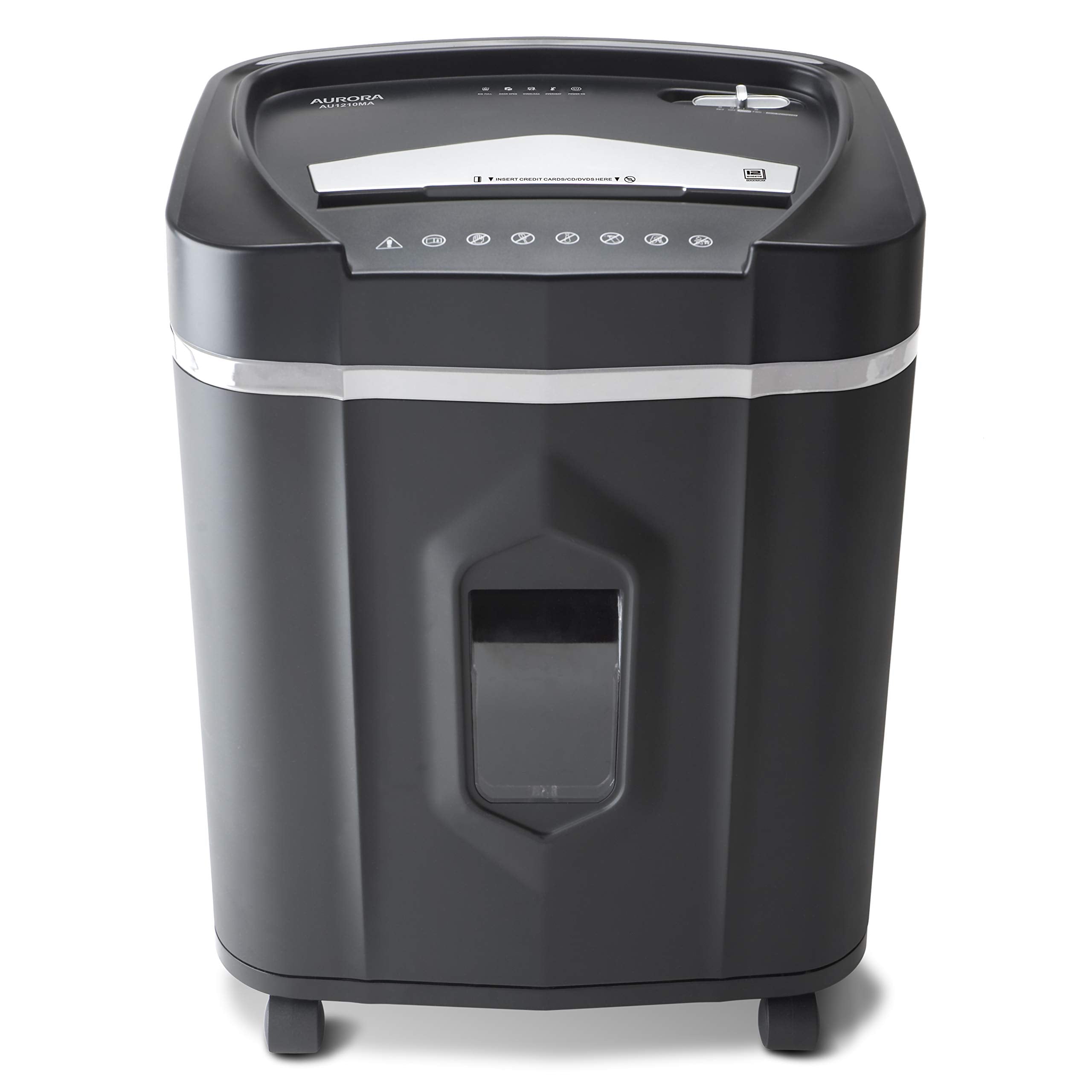Aurora 12 Sheet Micro Cut Paper\/CD and Credit Card\/ 60 Minutes Continuous Run Time Shredder - John Pierce Auto Care