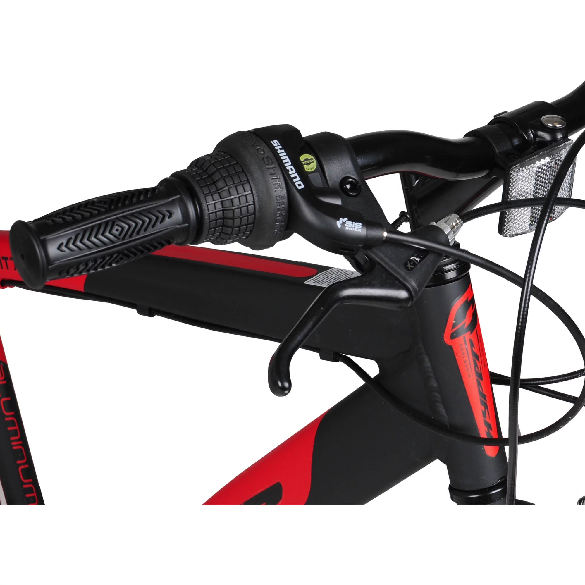 Hyper Bicycle 700c Men\u0026#039;s Spin Fit Hybrid Bike, Black and Red - John Pierce Auto Care