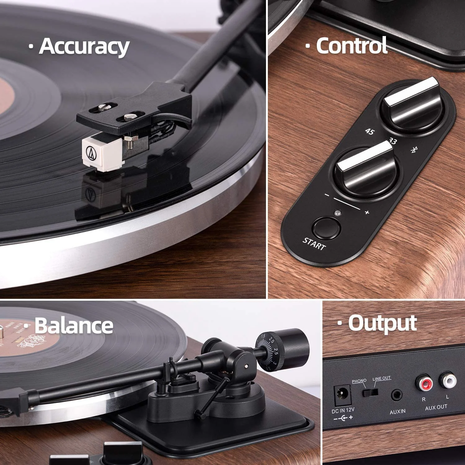 1byone Hi-Fi Belt Drive Turntable - John Pierce Auto Care