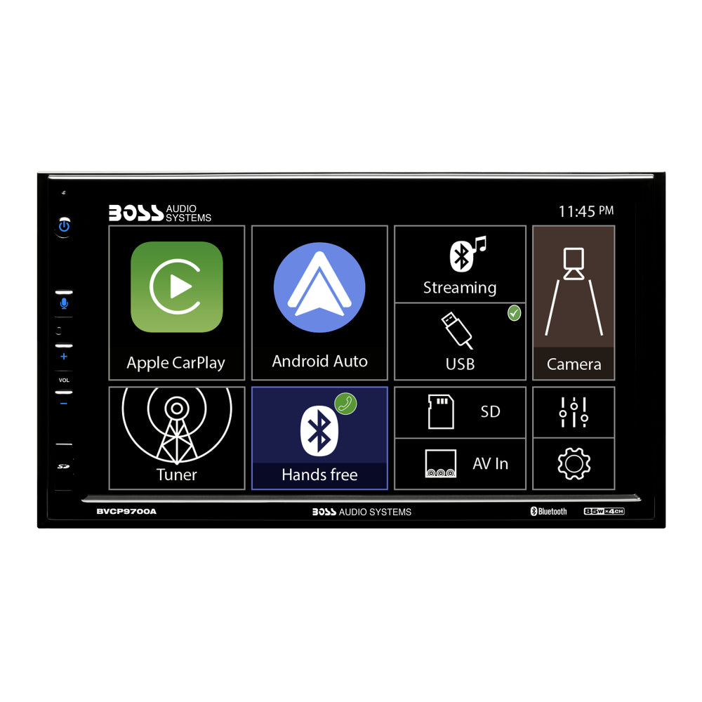 BOSS 2 Din Apple Carplay Android Auto Car Stereo System - John Pierce Auto Care