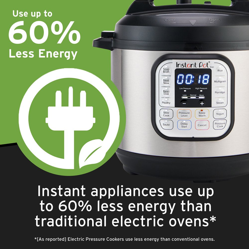 Instant Pot Duo 6 Qt Electric Pressure Cooker 7 In 1 with Easy Release Steam Switch - John Pierce Auto Care