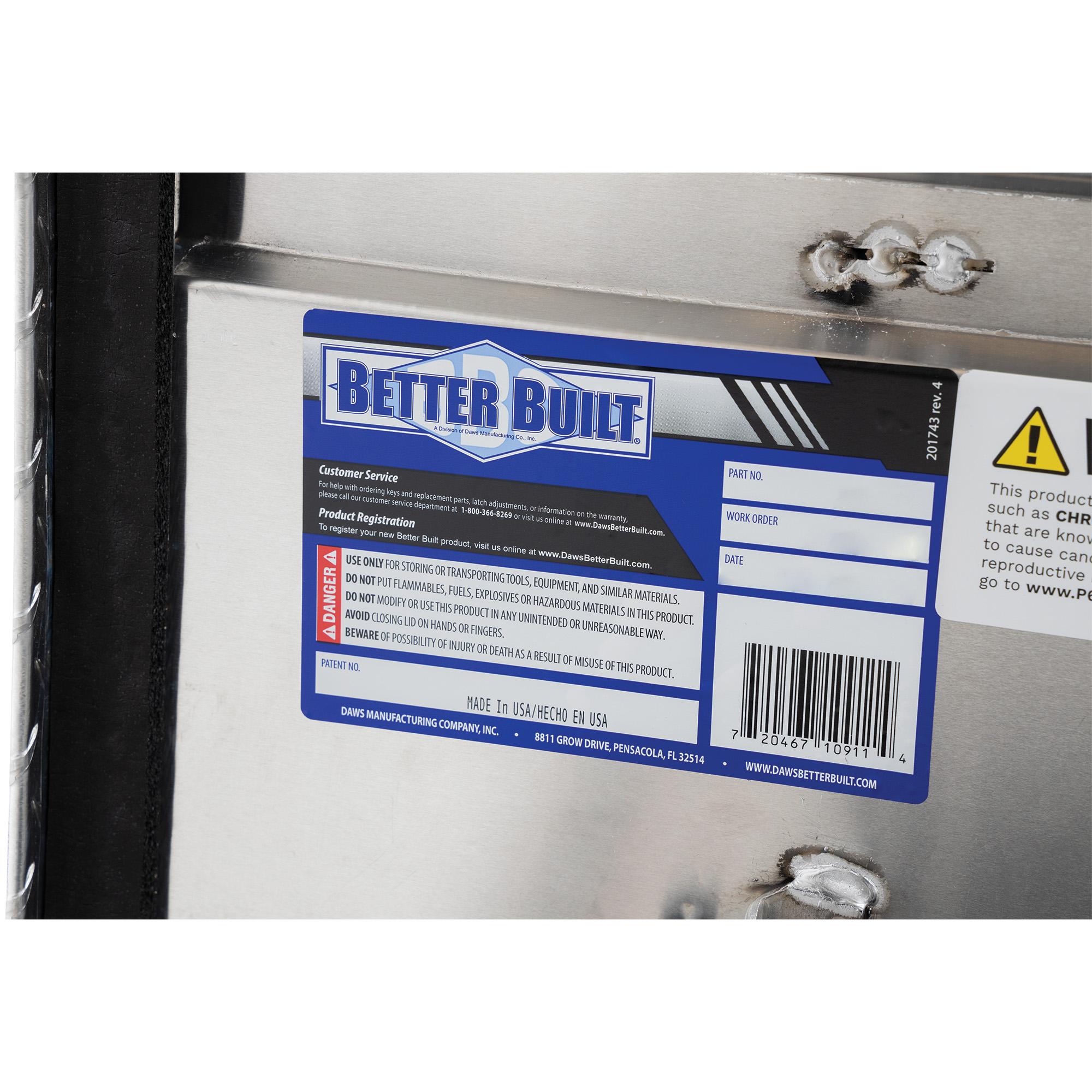 Better Built 70" Crown Series Low Profile Crossover Truck Tool Box - John Pierce Auto Care