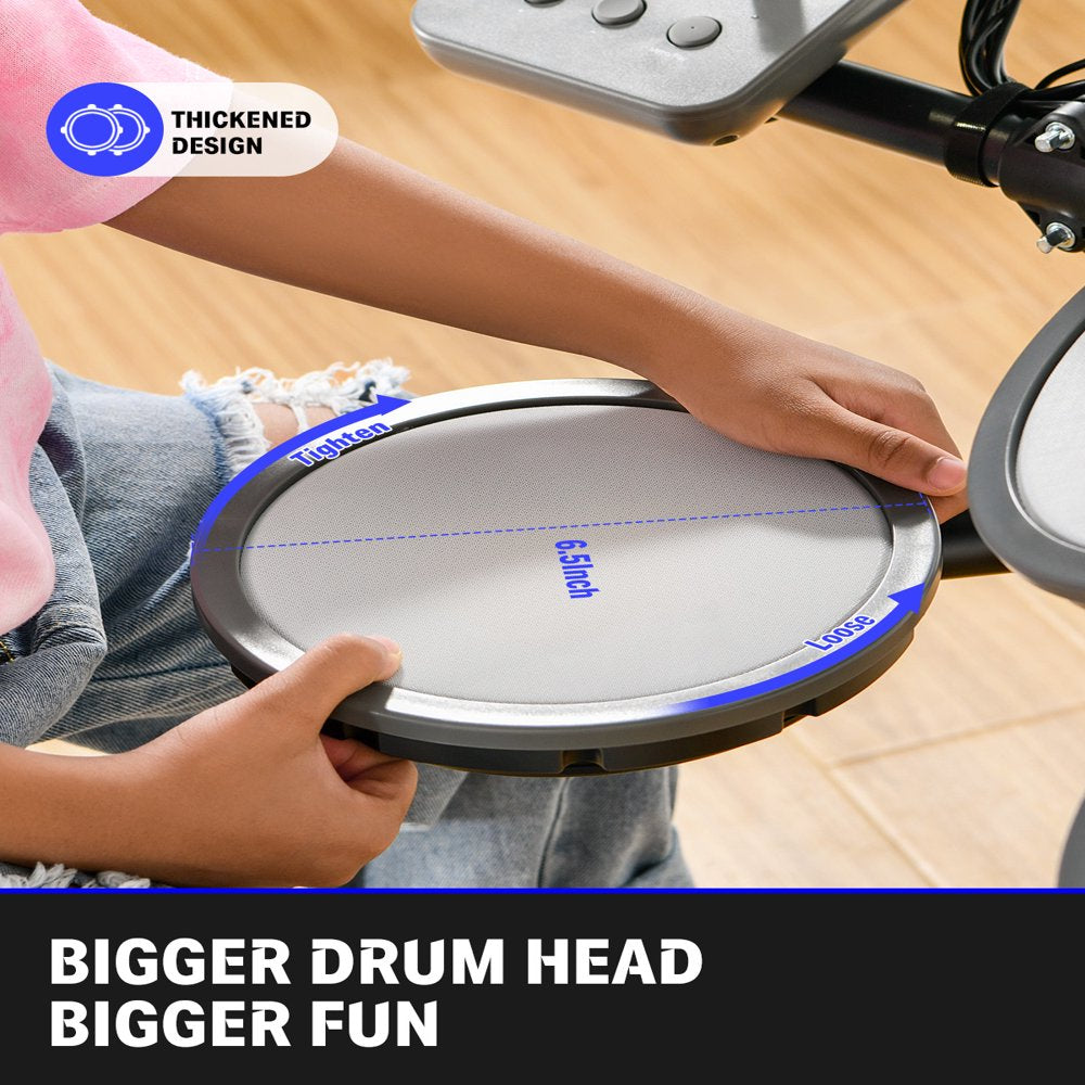 Donner Electric Drum Set For Kids Beginner, 68  Sounds, Quiet Mesh Pad - John Pierce Auto Care