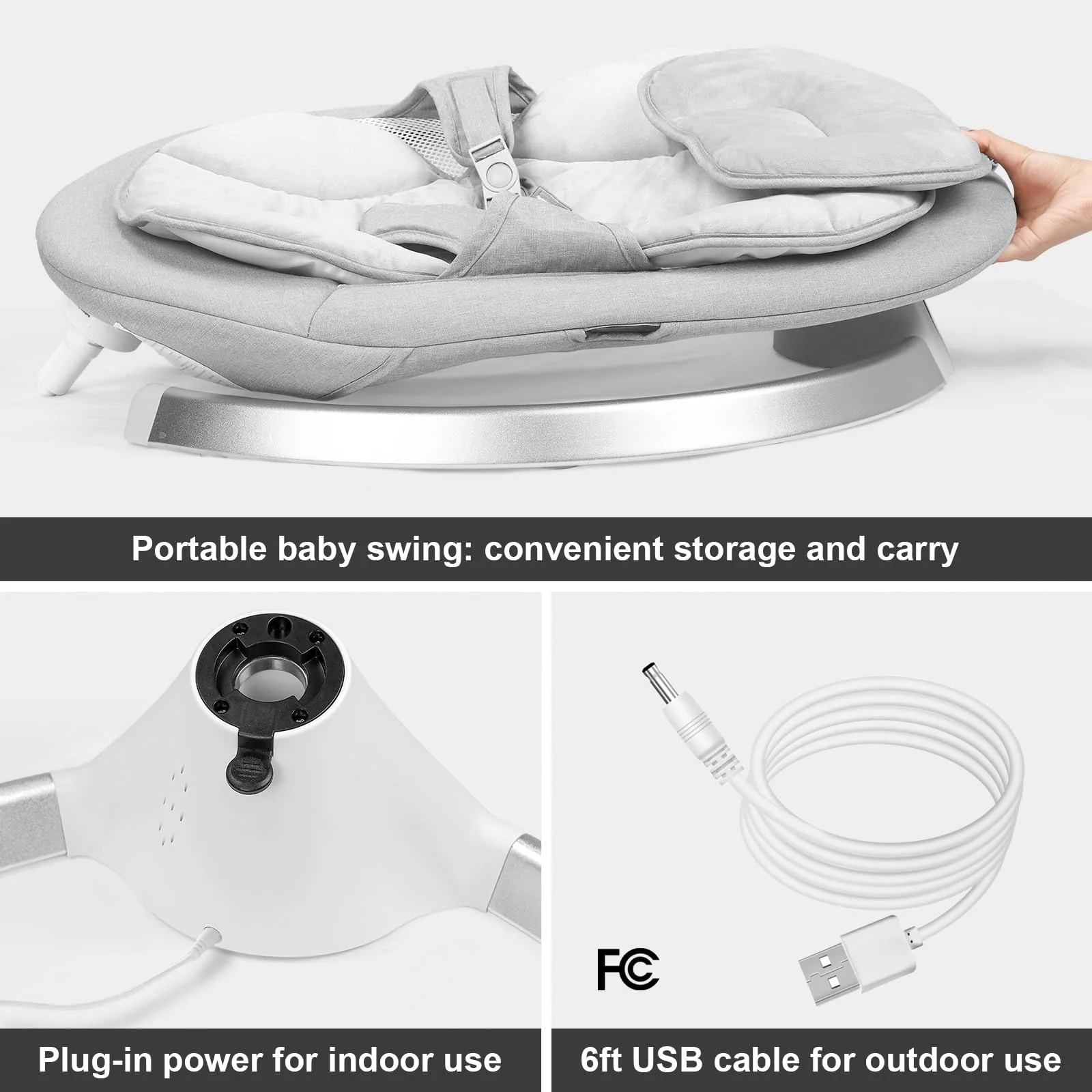 HARPPA Electric Baby Swing - John Pierce Auto Care