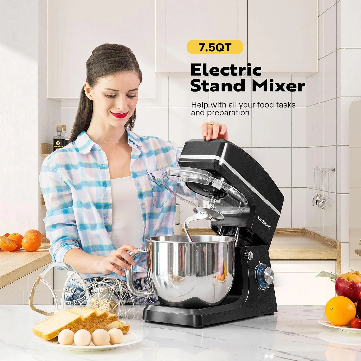 SPECSTAR 7.5 Quart Stand Mixer, Black - John Pierce Auto Care