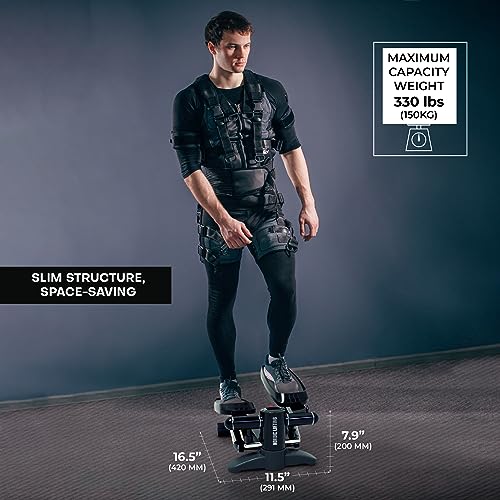 Mini Stepper \u0026amp; Stair Climber Machine   W\/Resistance Bands Set   Portable Step Exercise - John Pierce Auto Care