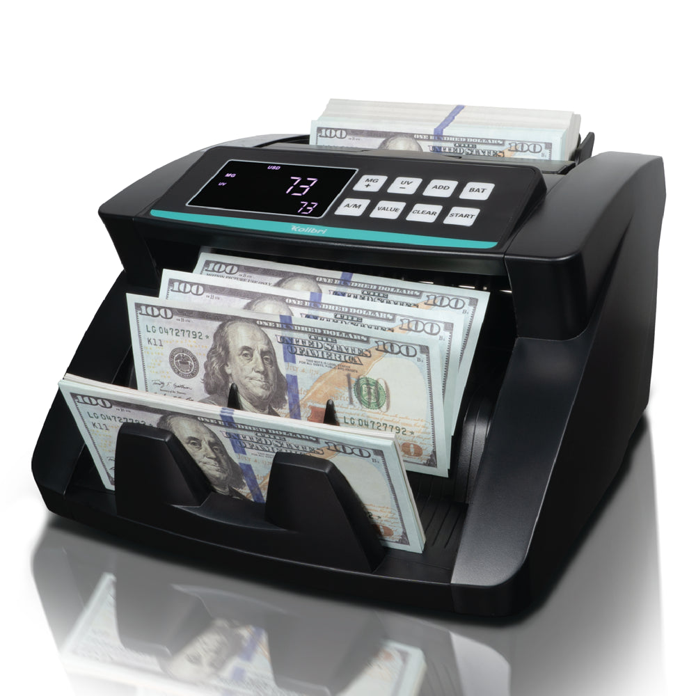 Kolibri Bill Counter\u0026#58; 1,500 bills per min, advanced counterfeit detection, set up in minutes - John Pierce Auto Care