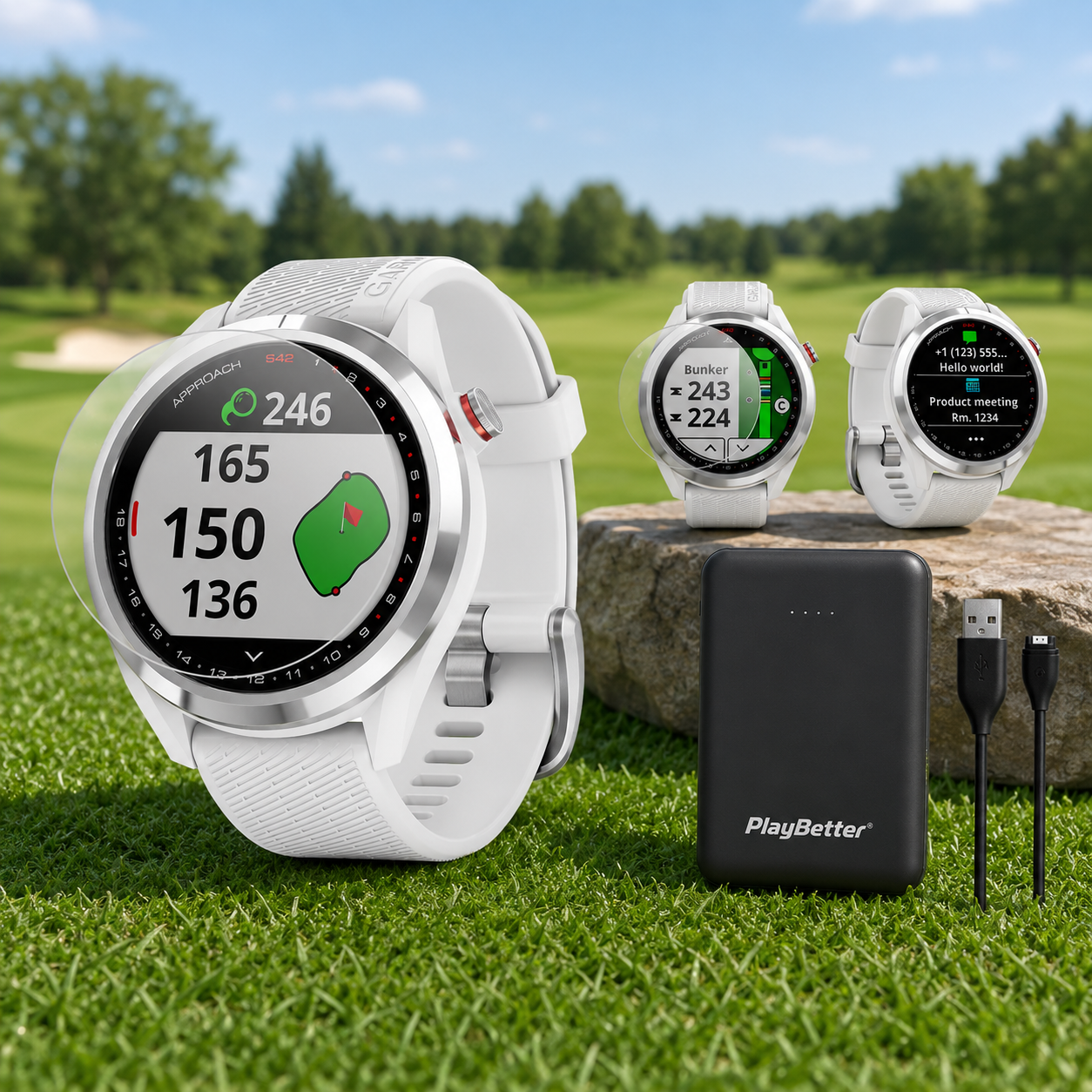 Garmin Approach S42 Golf GPS Watch - John Pierce Auto Care