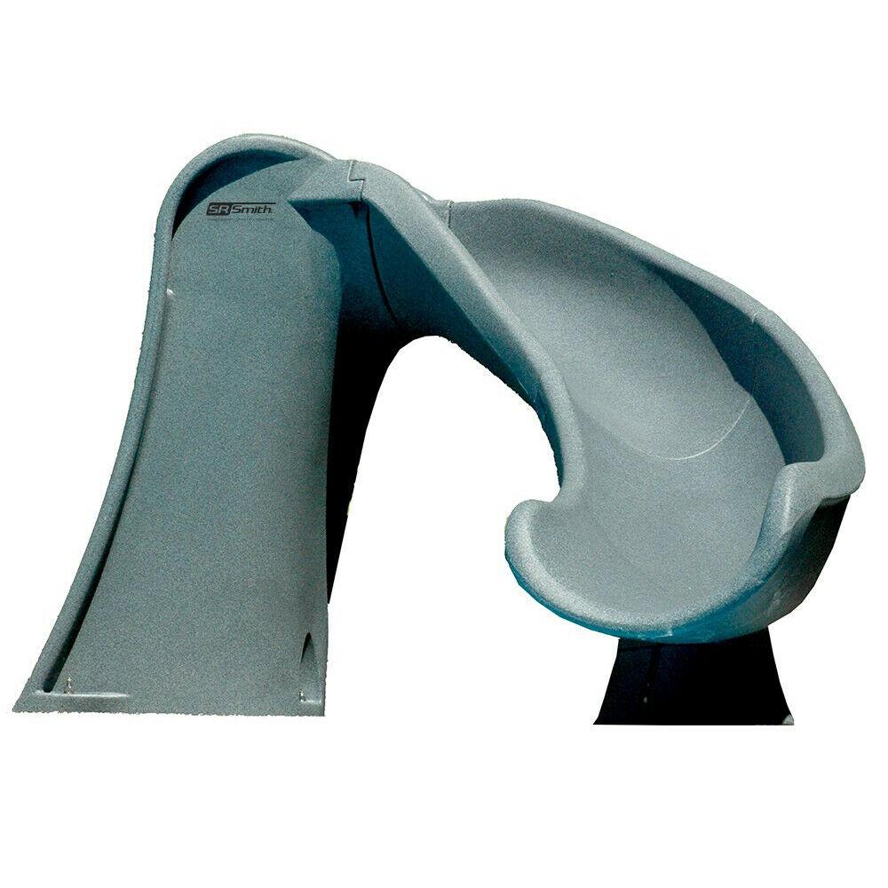 S.R. Smith 698 209 58124 Cyclone Right Curve Swimming Pool Slide, Gray Granite - John Pierce Auto Care
