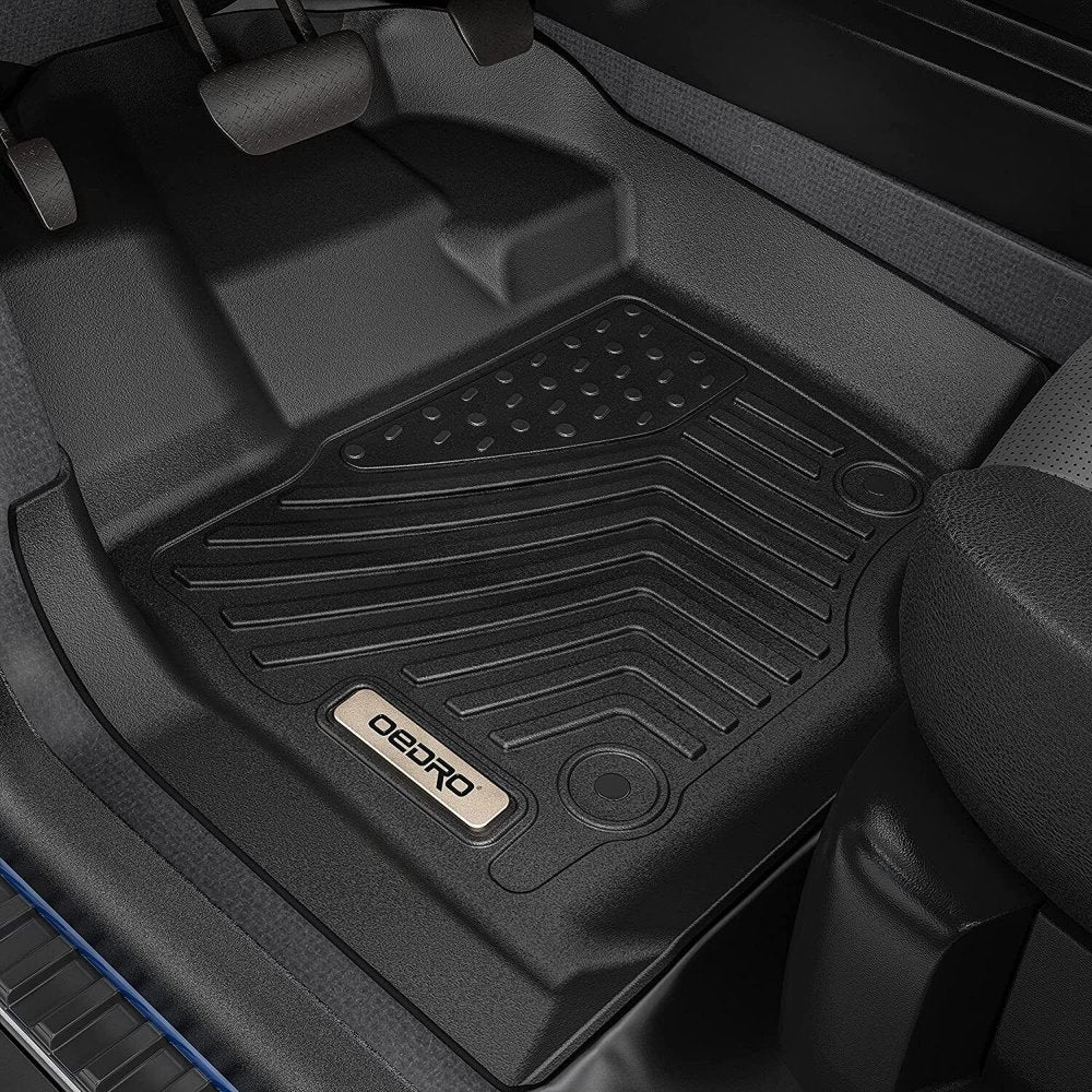 Floor Mat 3 Row Compatible with 2014 2020 Infiniti QX60 2013 2020 Nissan Pathfinder TPE All Weather - John Pierce Auto Care