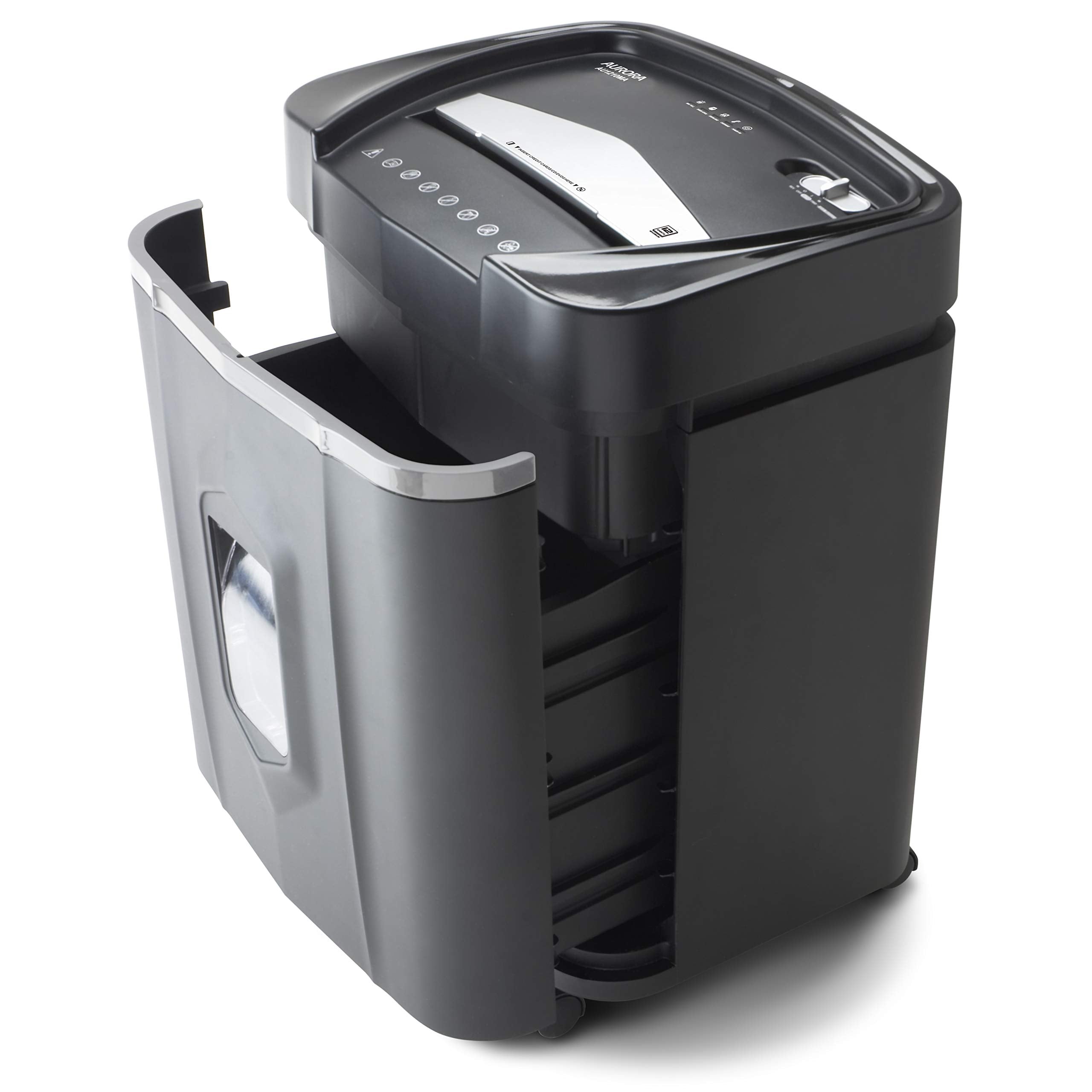 Aurora 12 Sheet Micro Cut Paper\/CD and Credit Card\/ 60 Minutes Continuous Run Time Shredder - John Pierce Auto Care