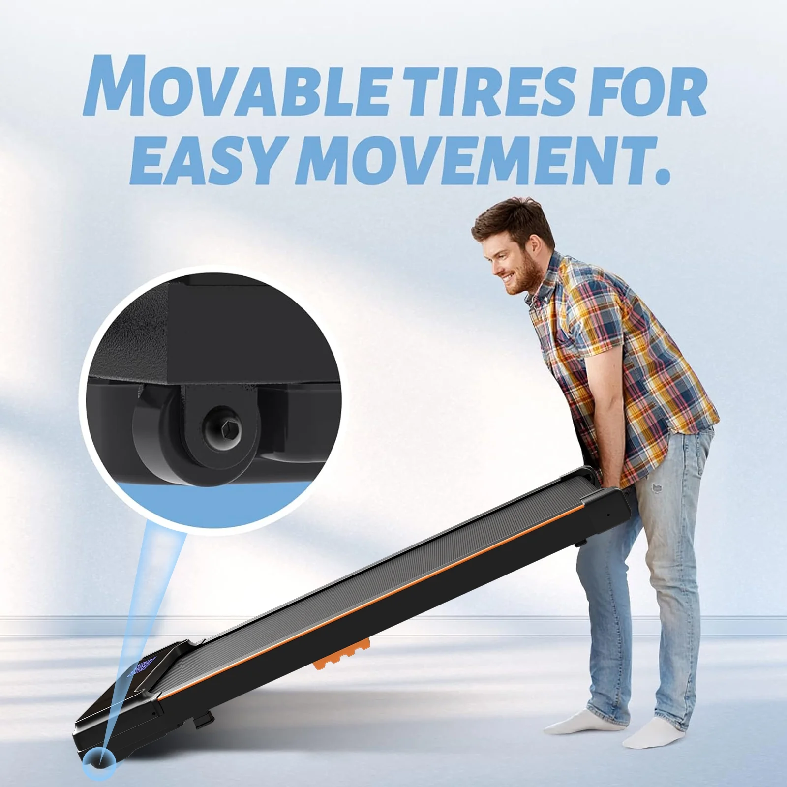 CoolHut Walking Pad Under Desk, 2 in 1 Portable Folding Treadmill for Walking, Running and Home Office Use, 2.5HP Low Noise Motor, LED Display, and Remote Control, Black - John Pierce Auto Care