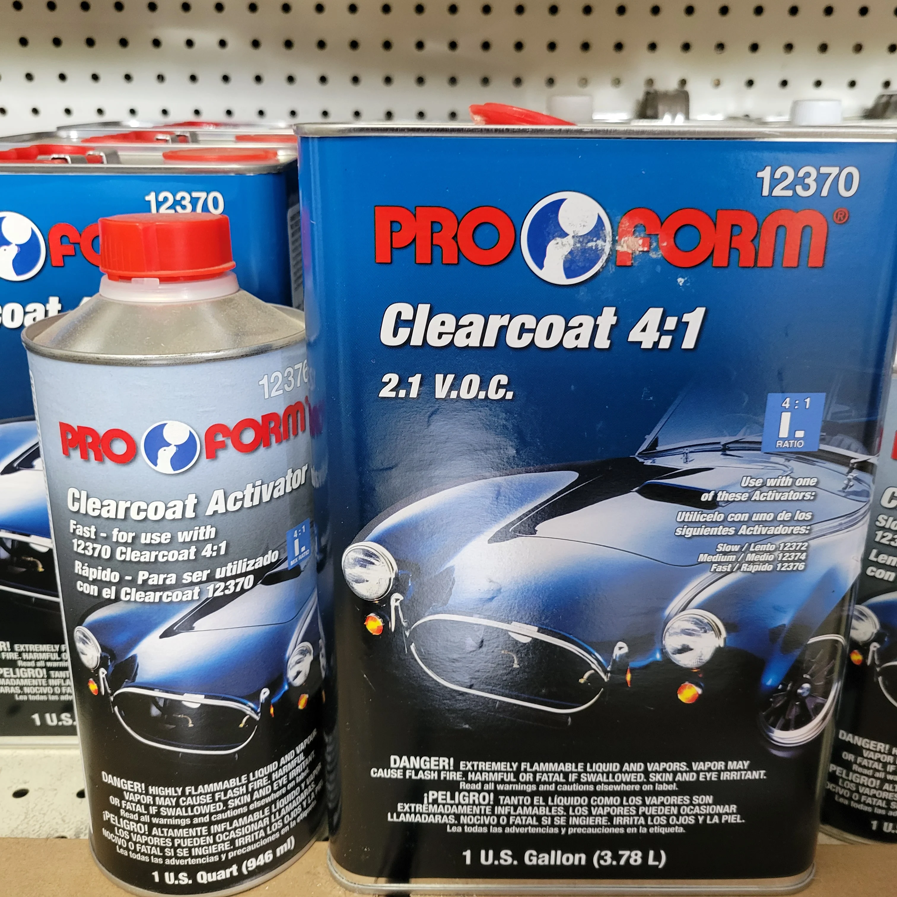 PRO FORM URETHANE CLEARCOAT WITH ACTIVATOR 4:1 Fast ACTIVATOR #12370 - John Pierce Auto Care