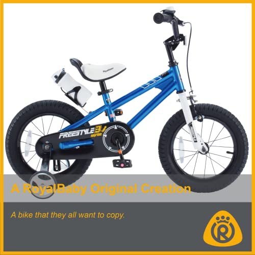Royalbaby Kids Bike Freestyle BMX Bicycle with Training Wheels Kickstand - John Pierce Auto Care