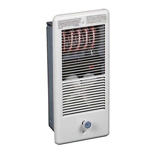 E4310TRPW Series 4300 Low Profile Fan Forced Wall Heater with Wall Box Standard Model Single Pole In Thermostat 1000 W 833 Amps White - John Pierce Auto Care