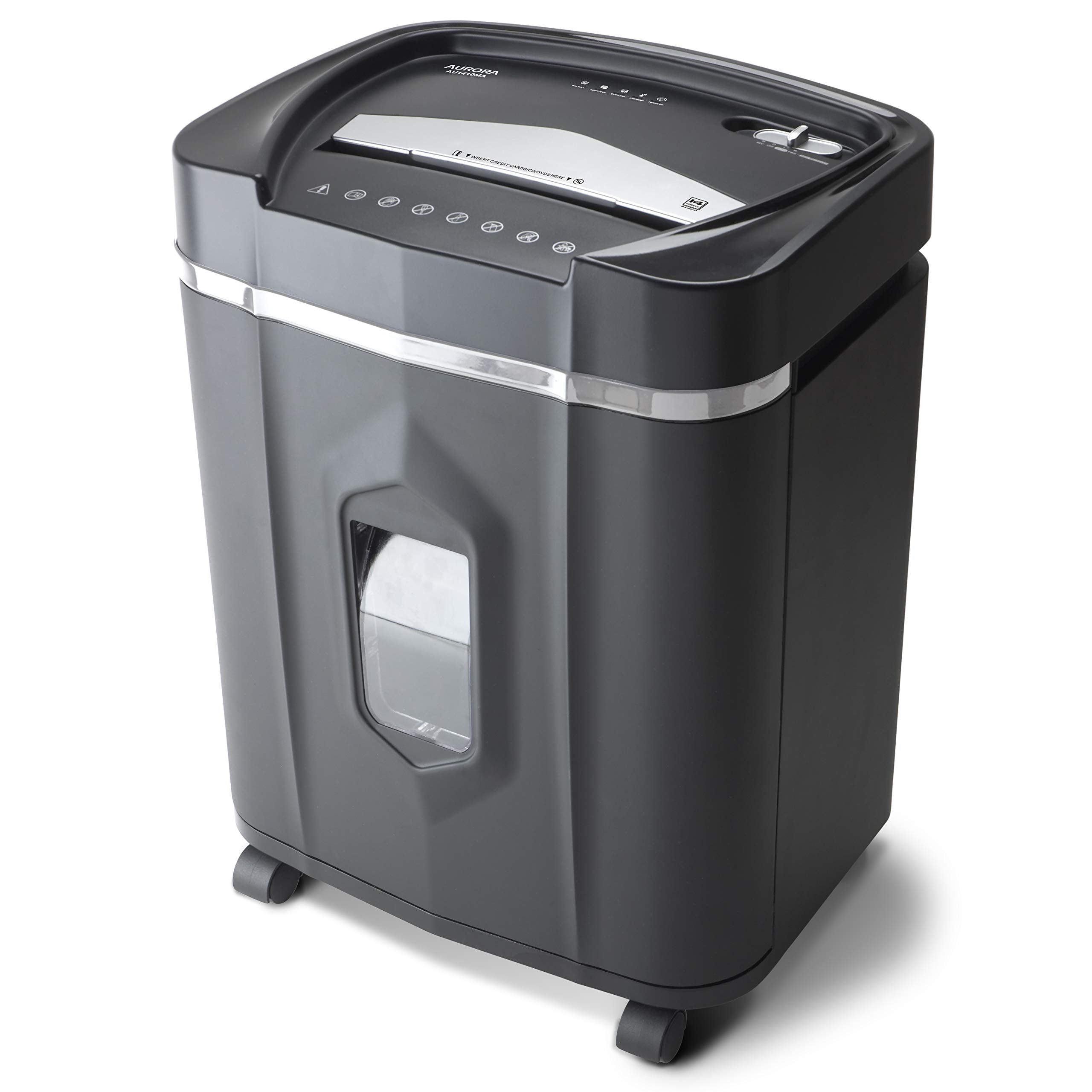 Aurora 12 Sheet Micro Cut Paper\/CD and Credit Card\/ 60 Minutes Continuous Run Time Shredder - John Pierce Auto Care