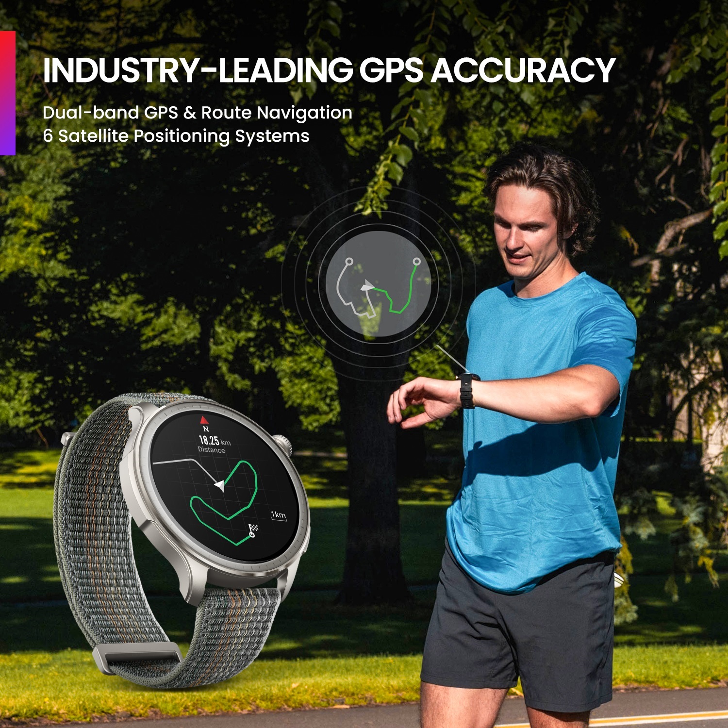 Amazfit Balance Smartwatch, 46mm, Sunset Grey - John Pierce Auto Care