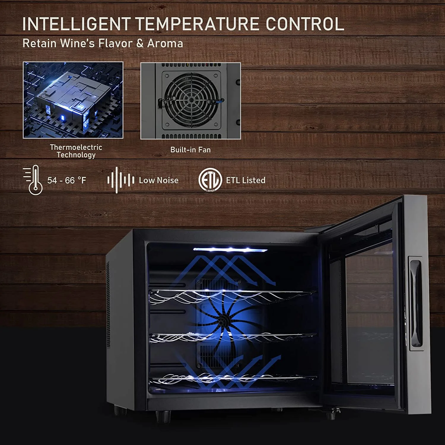 JINJUNYE Wine Cooler Refrigerator, 12 Bottle Wine Fridge Small, Countertop Wine Cooler with Temperature Control, Mini Freestanding Wine Cellars Glass Door for Home, Office, Bar, Gift for Men - John Pierce Auto Care