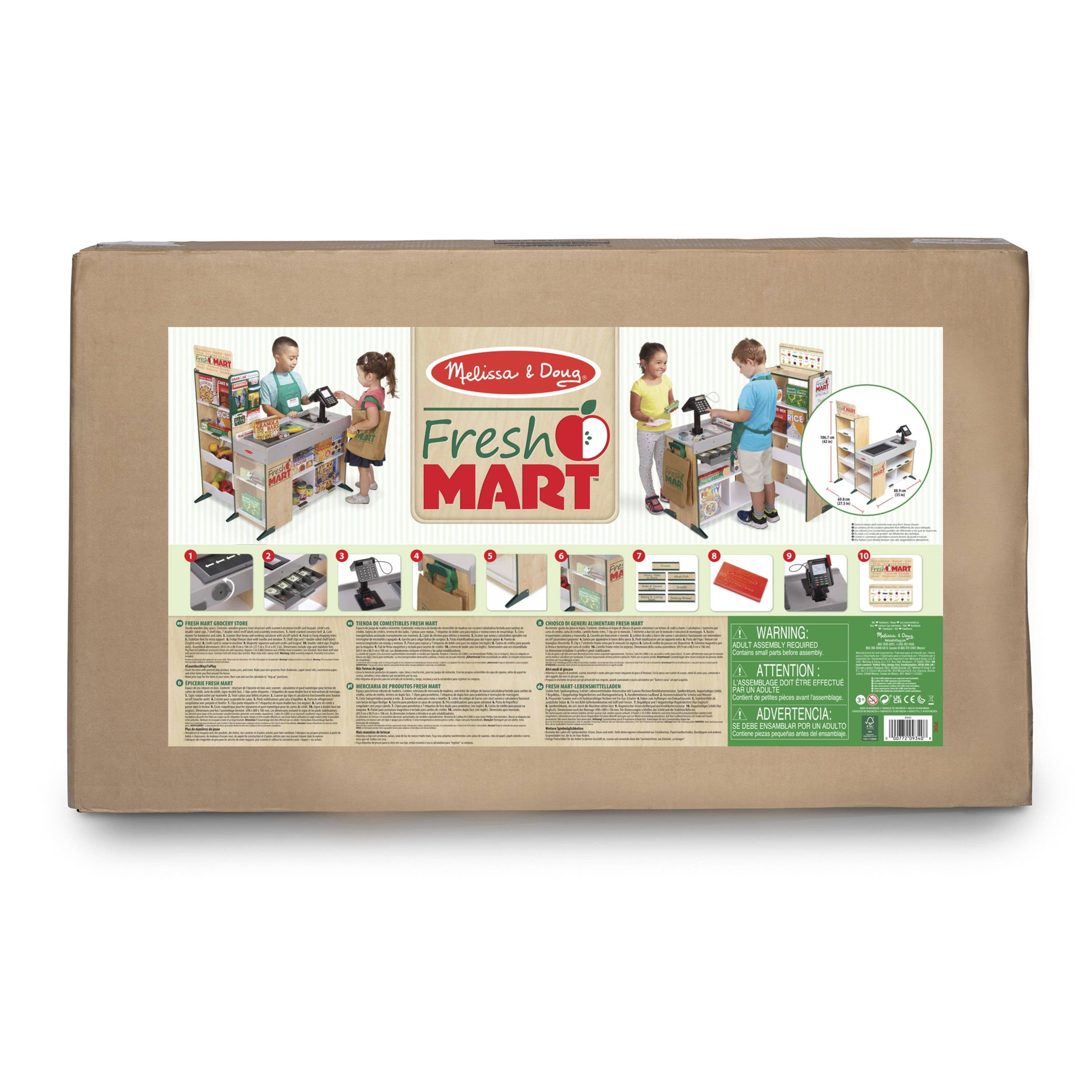 Melissa & Doug Wooden Fresh Mart Grocery - John Pierce Auto Care