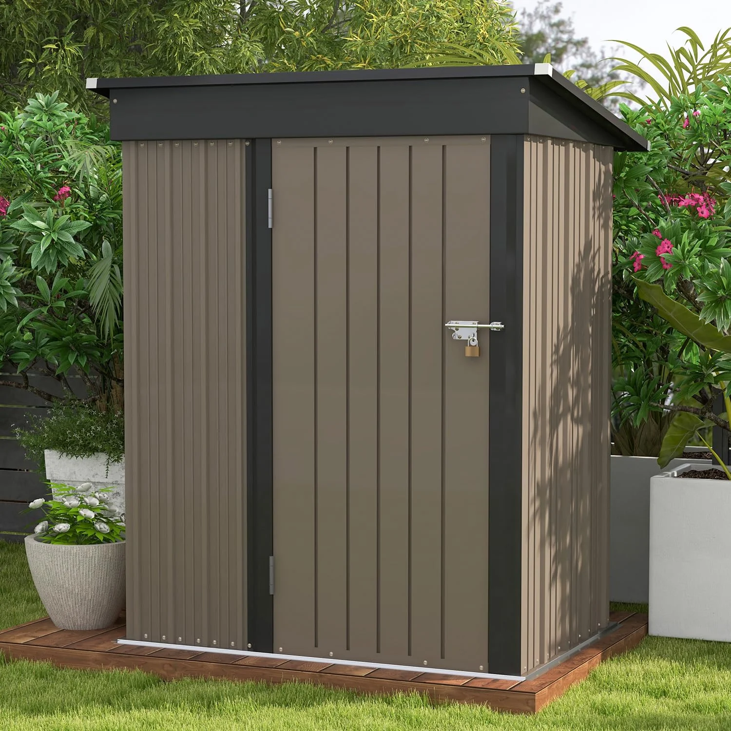 Patiowell 5x3 ft Outdoor Storage Shed - John Pierce Auto Care