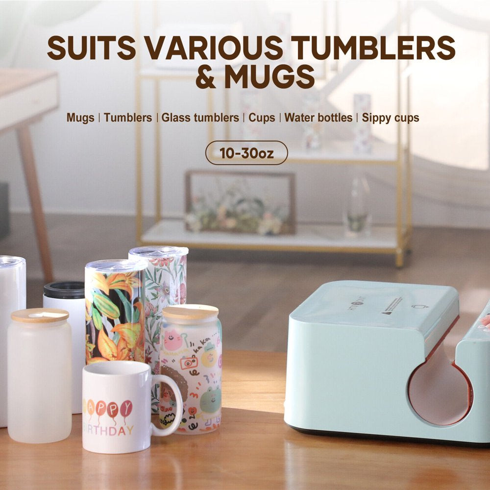 HTVRONT Auto Tumbler Mug Heat Press Machine for Sublimation DIY Print Cup Mug - John Pierce Auto Care