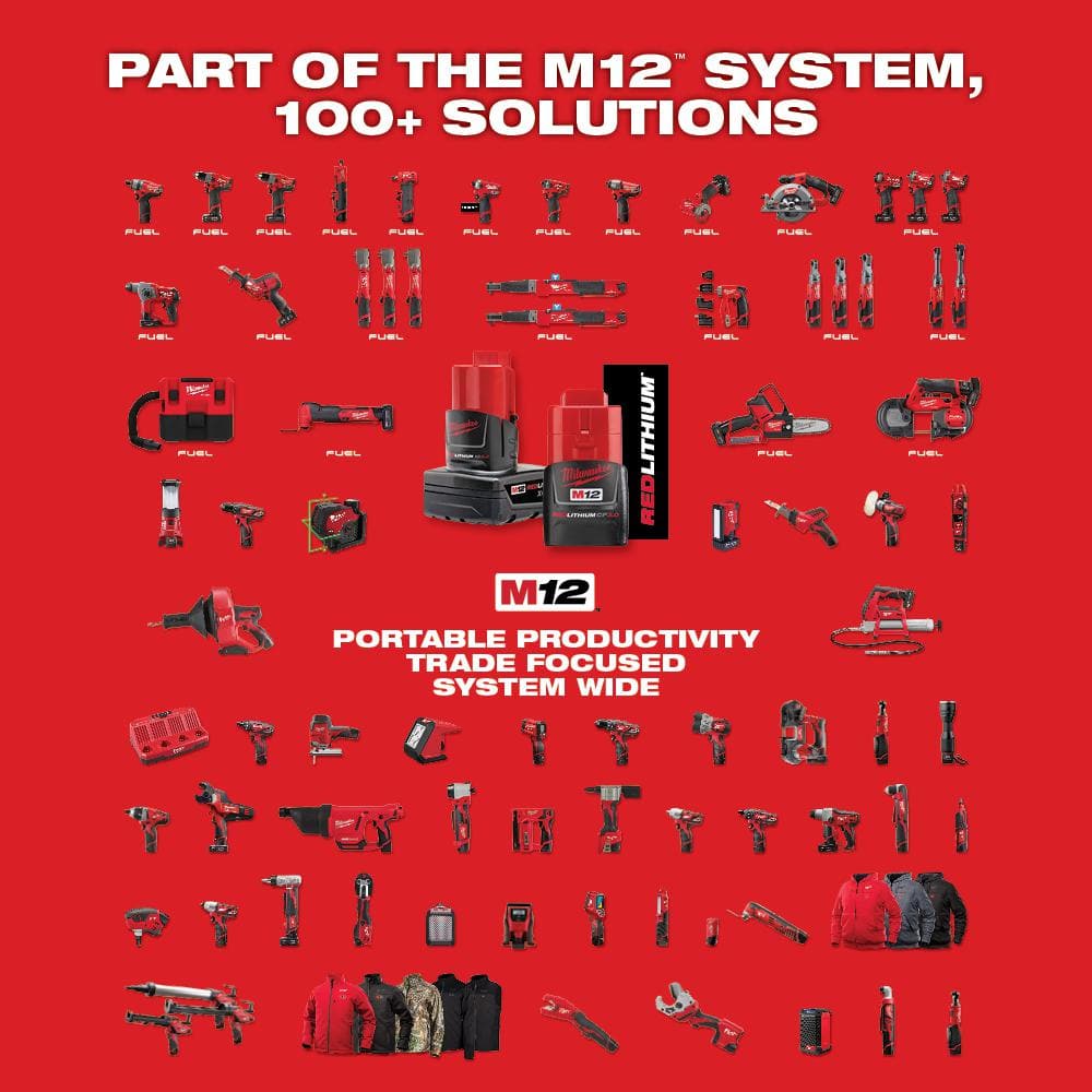 Milwaukee M12 Bluetooth Jobsite Radio/Charger - John Pierce Auto Care